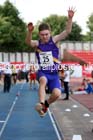 Junior boys long jump, 2015 English Schools Track and Field Champs., Gateshead Stadium. Photo: David T. Hewitson/Sports for All Pics